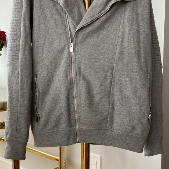 ZARA MAN Grey sweater jacket / Size M - Picture 7 of 8